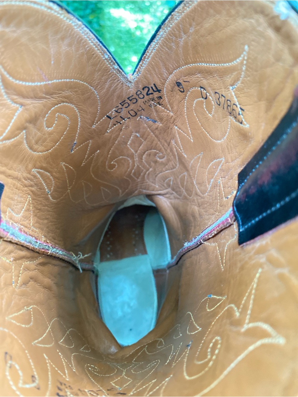 Lucchese Men's 9D Black Cherry Genuine Anteater 1994 Cowboy Western Boots Preban - Picture 8 of 12